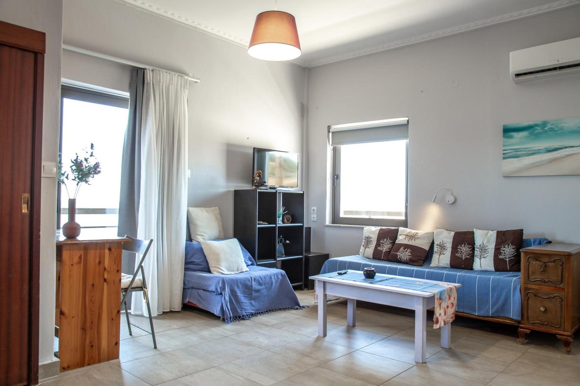 Nefeli Rooms Agia Marina Exteriör bild